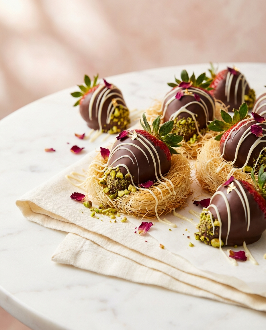 Dubai Strawberries Plate