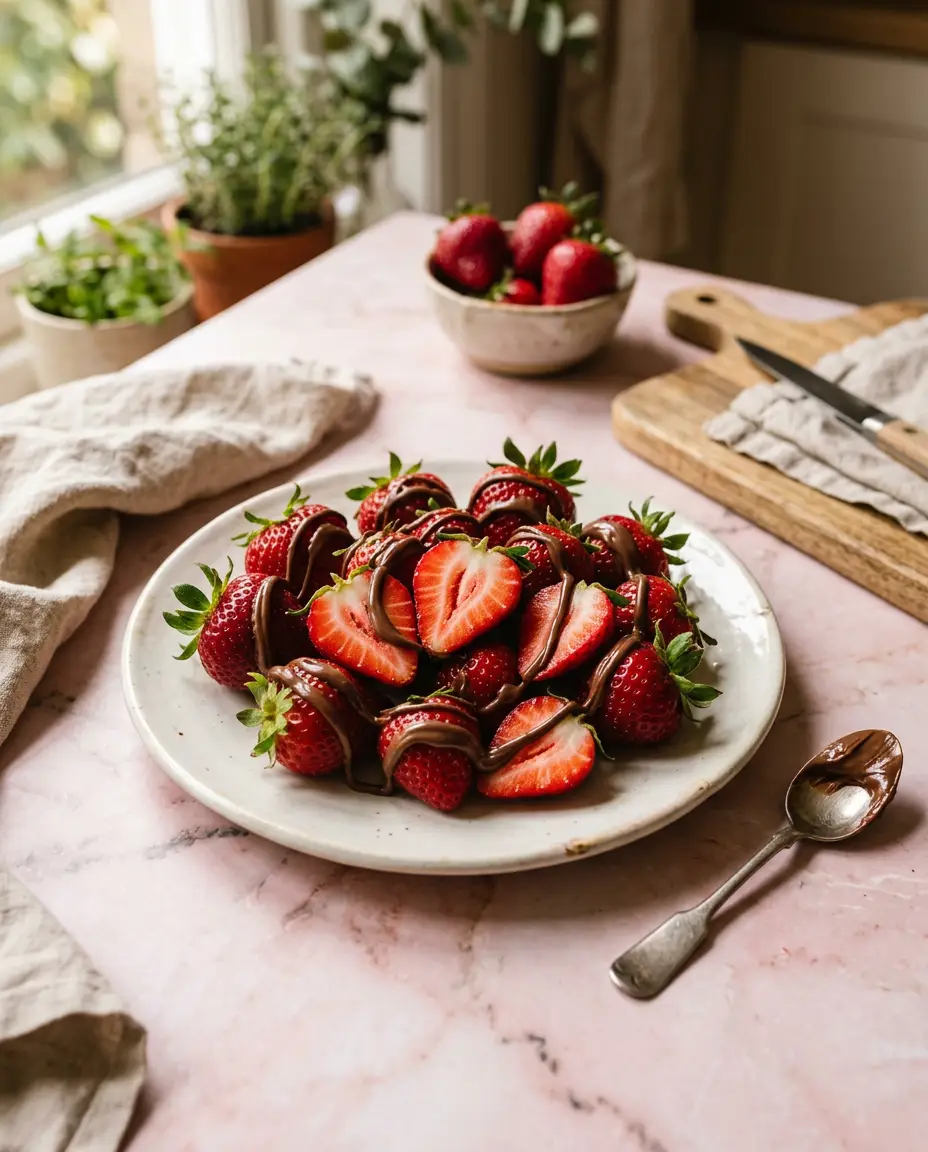 Strawberries w/ Nutella